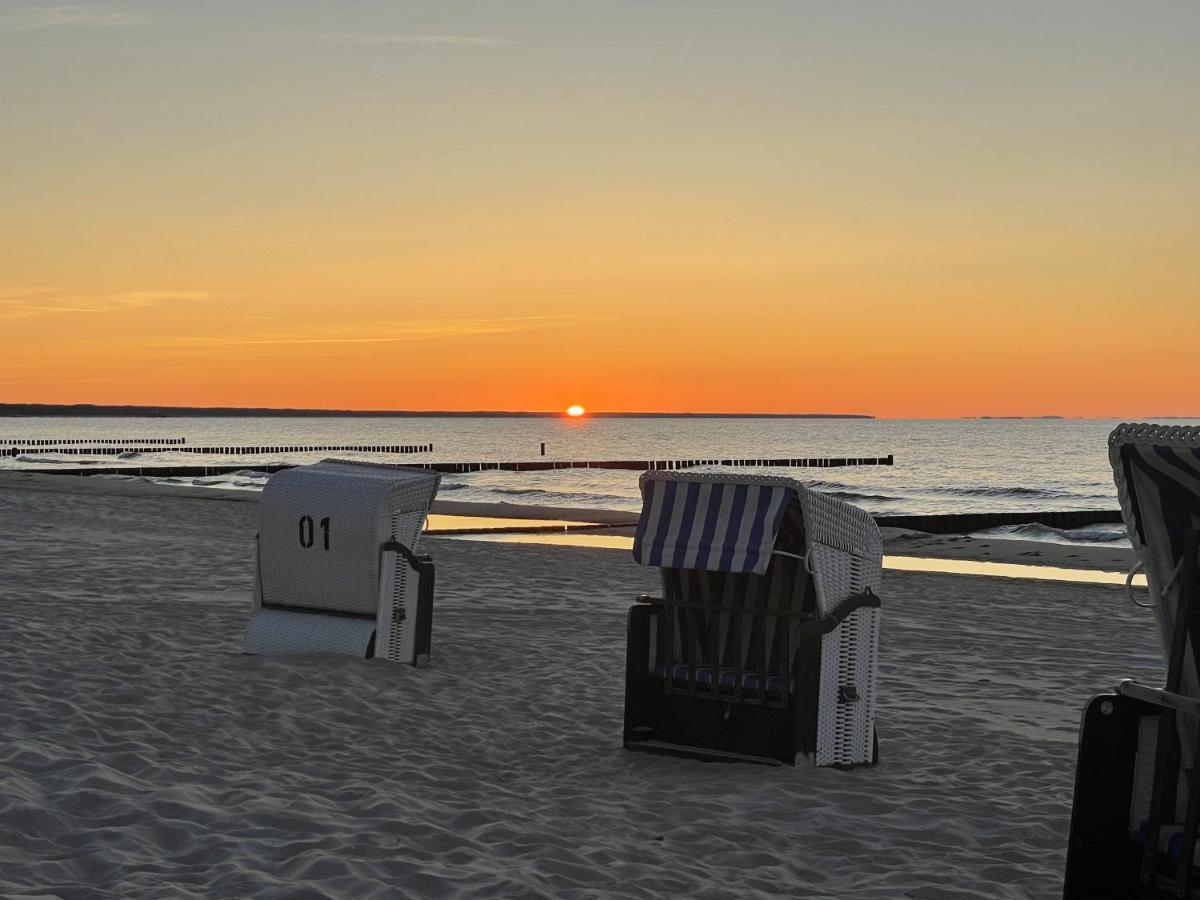 "Ab Zum Strand" Ferienwohnung Mit Balkon Zempin Exterior foto