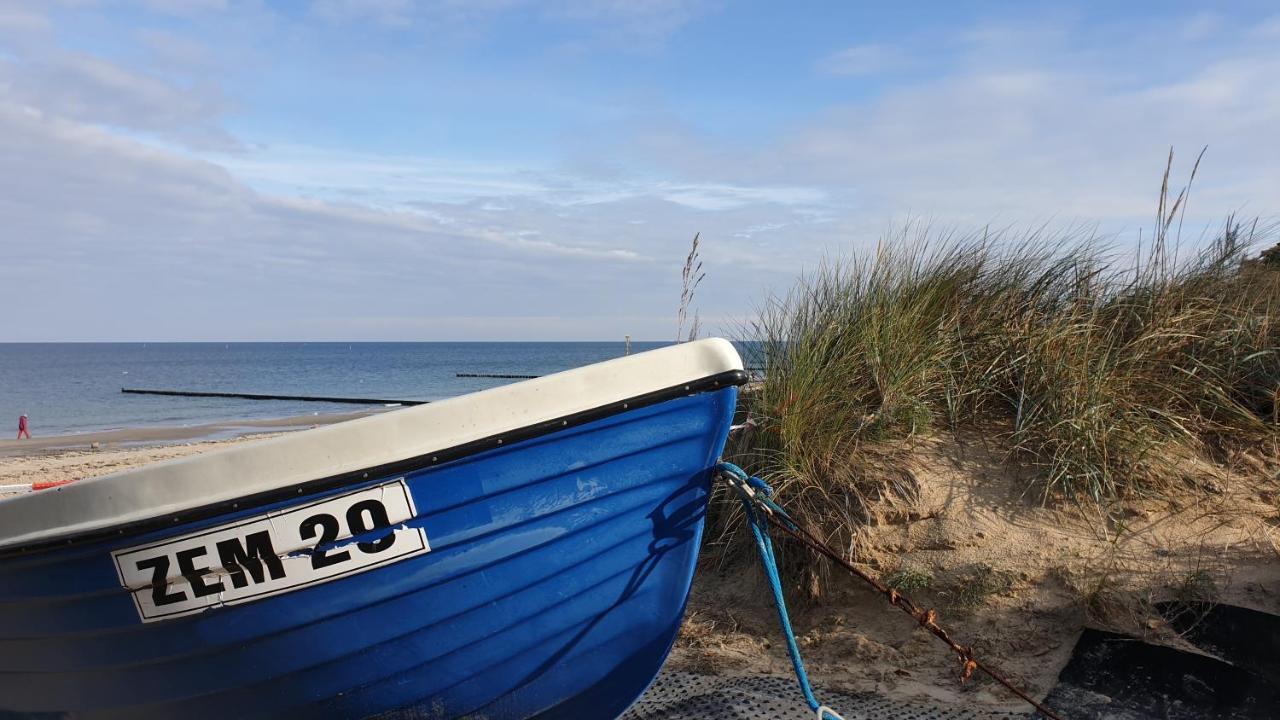"Ab Zum Strand" Ferienwohnung Mit Balkon Zempin Exterior foto